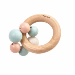 PLAN TOYS Rammelaar Kralen Pastel 4 M+