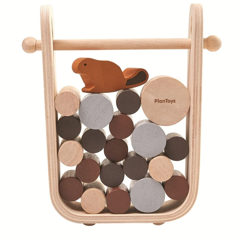 Plan Toys Timber Tumble Spel Grijs 3 Jr+ 3 Plan Toys Timber Tumble Spel Grijs 3 Jr+